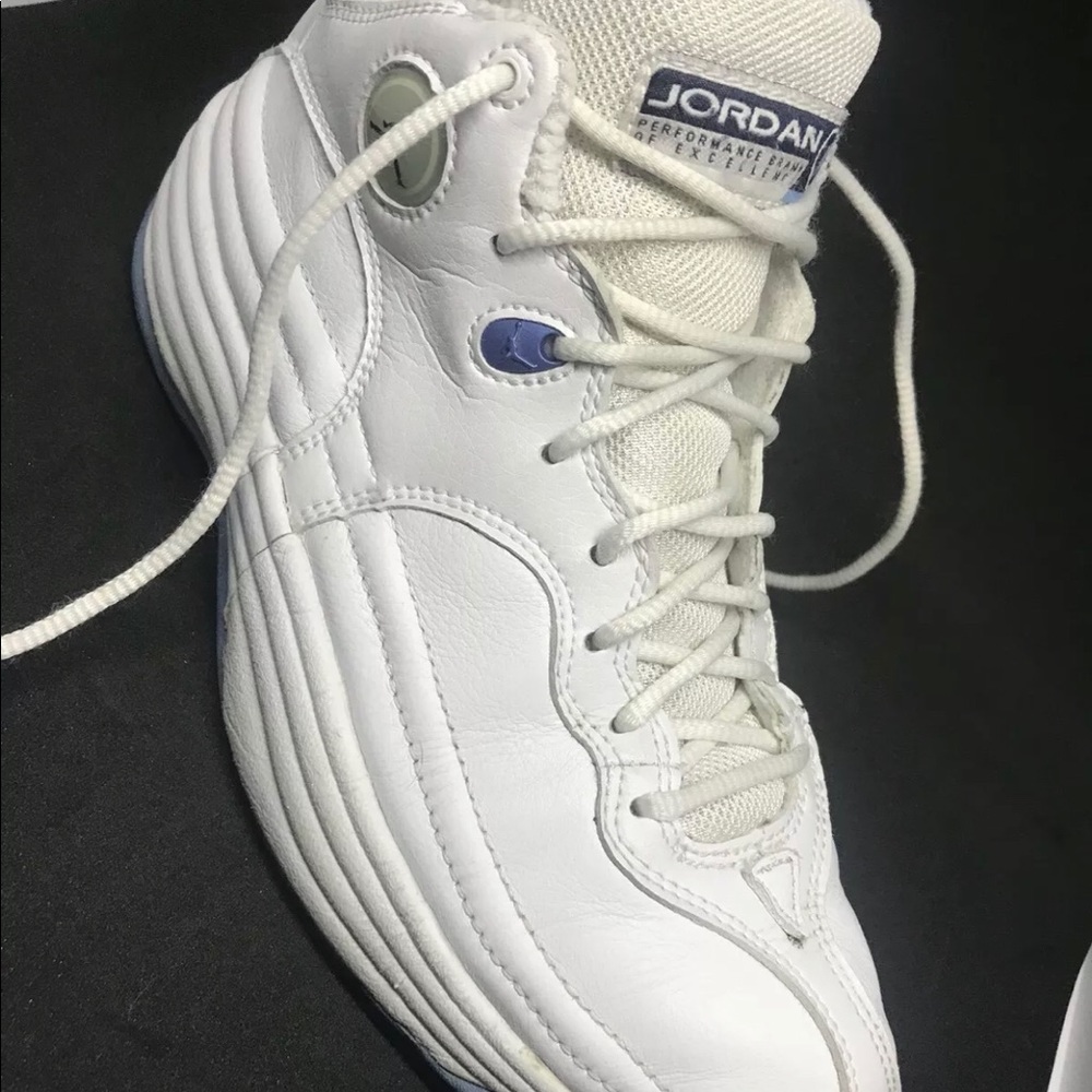 VINTAGE ๐ โ98 Nike Jordan Jumpman Team 1 UNC Blue - Picture 7 of 8